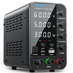 Adjustable DC laboratory bench power supply